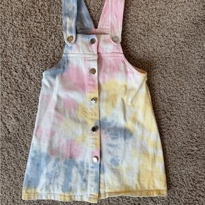 Lola and the Buys Tie-Dye Overall Dress